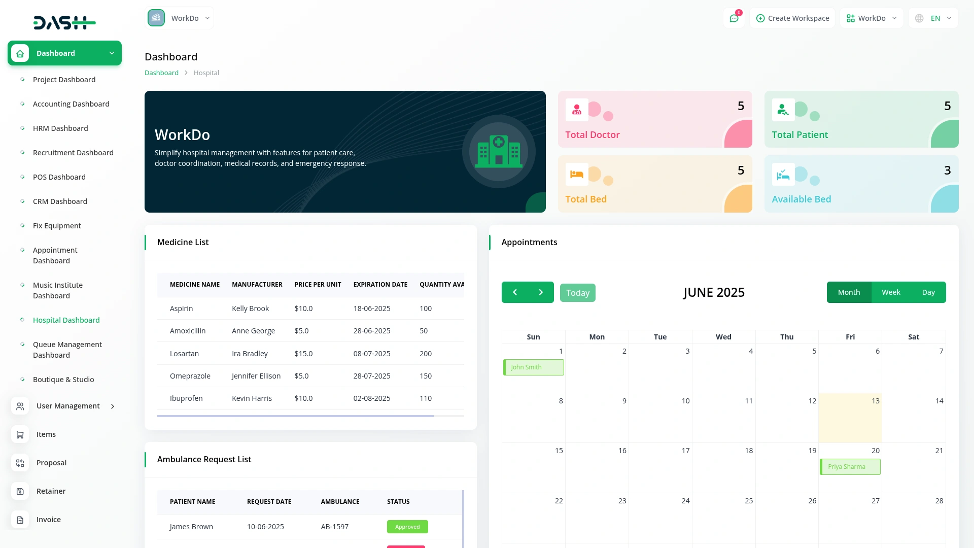 Healthcare Portal screenshot 1